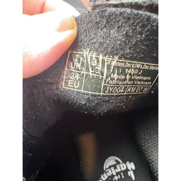 Dr.Martens Kids' 1460 Boots Size 3 Leather lace and zipper‎ clousure - Picture 8 of 9